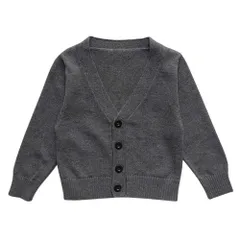 【人気商品】セミフォーマル スクールセーター 学生 ジュニア 防風防寒 子供服 コート 長袖 通園通学 薄手 ニット 綿100％ 無地 男の子 女の子 カーディガン 90-150 キッズ [KISBINI]