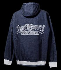 RealMinority プルオーバー ジャケット (PLAQUE 刺繍) pullover Jacket Limited model カラー：ブラックデニム 21,980円(内税)