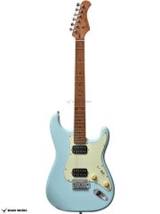 Bacchus バッカス BST-3-RSM/M PTL-SOB パステルソニックブルー 2ハムバッカー エレキギター ローステッドメイプルネック採用 ユニバースシリーズ ストラト タイプ