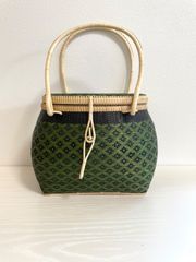 ☆SALE☆タイ王室御用達プラニー工房 竹カゴ 茶籠 竹細工 かごバック