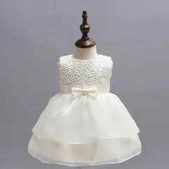 ☆ ホワイト ☆ 12M ☆ ベビーセレモニードレス ykbbdress2089 ベビードレス 赤ちゃん フォーマル リボン コスチューム ワンピース セレモニードレス ドレス ベビー ベビー服 子供服 子供 こども 子ども 新生児 キッズ 女の子 お祝い