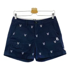 サイズ：1 PEARLY GATES パーリーゲイツ  ショートパンツ ウサギ総柄 ネイビー系 [240101246819]# ゴルフウェア レディース ストスト