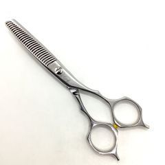 【TENYO天洋】D-thinning D-1-15 メガネ シザー セニング 美容ハサミ すきばさみ 美容師 理容師 約20% 右利き 5.7インチ 中古 sc1899