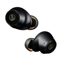 オーディオテクニカ ATH-CKS30TW BK ワイヤレスイヤホン bluetooth 【完全ワイヤレスイヤホン/重低音 / IP55 防水防塵規格/マルチポイント対応/小型軽量 / 最大約20時間再生 / アプリ対応/ヒアスルー/低 [ブラック] [単品]