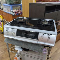 ガスコンロ ハーマン製(Panasonic)ガラストップ 両面焼きワイドグリル 