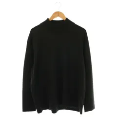 エイトン ATON NATURAL DYE WOOL HIGH NECK SWEATER ニット セーター 長袖 ウール 6 黒 /NR ■OSのサムネイル
