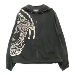 新品同様　ヴェルサーチ ナイロンジャケット　50 VERSACE(ヴェルサーチェ) / ナイロンジャケット/50/ナイロン/BLK