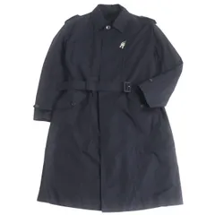 良品□LOUIS VUITTON/ルイヴィトン フライフロント 鍵付き ロング丈 トレンチコート/スプリングコート ネイビー 54 イタリア製 正規品のサムネイル