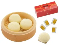 【中古】トレーディングフィギュア 551HORAI 豚まん4個入り(BOX付き) 「日本全国フードチェーン ミニチュアコレクション 第2弾」