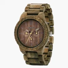 WEWOOD  腕時計　ダークブラウン　焦茶色 WEWOOD ウィーウッド 天然木製 腕時計 ウッド ウォッチ メンズ