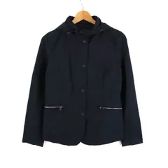 新品タグ付き　Massimo Dutti ネイビー ジャケット Massimo Dutti Windbreaker Jacket Utility Zip Jacket Lined