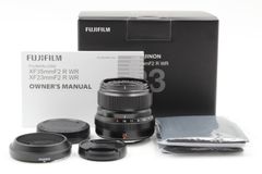 ■新品同様■元箱、プロテクター付 FUJIFILM XF23MMF2 R WR B 交換レンズ フジノン 単焦点 準広角 コンパクト 富士フィルム