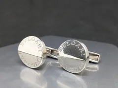 人気♡美品♡Silver925♡BVLGARI ブルガリ ブランドロゴ カフス 美品△BVLGARI ブルガリブルガリカフス カフスボタン／カフリンクス