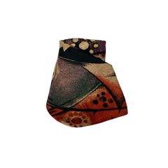 GIANNI VERSACE ジャンニ ヴェルサーチ アート柄 抽象柄 シルク ワイド ネクタイ ブラック 黒 レッド 赤  カジュアル イタリア製 当時物