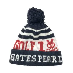 PEARLY GATES パーリーゲイツ  ボンボン付 ニット帽  ネイビー系  [240101359582] ゴルフウェア ストスト