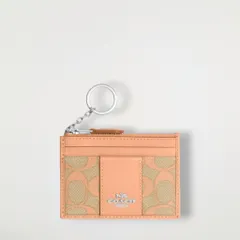 【CO-332】COACH コーチ ミニ スキニー ID ケース・シグネチャー ジャカード