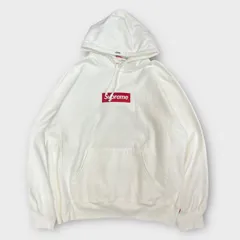 Supreme Box Logo Hooded Sweatshirt White 21FW シュプリーム ボックスロゴ パーカー フーディ タグ付き 未使用品 XL