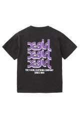 X-girl エックスガール 105251011010 DRIPPING PAINT LOGO S/S TEE Tシャツ BLACK 正規通販 レディース