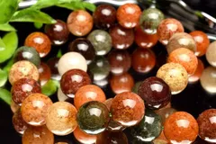 マルチカラー ガーデンクォーツ　8.5mm　ブレスレット 1個売り パワーストーン 天然石 _BG5571-85