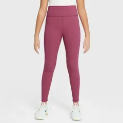 ナイキ キッズ ロングタイツ 女の子 140-160cm 子供 NIKE YTH ガールズ Dri-FIT ワン タイツ｜ハイウエスト スパッツ レギンス 子ども スポーツタイツ スポーツウェア ボトムス トレーニング ランニング 運動 /FZ5605-634