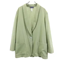 REQUIREMENTS 80s 90s USA製 オールド ジャケット 16 グリーン系 ビッグサイズ レディース 古着 【231130】