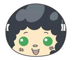 [중고] 봉제인형 마스코트·봉제인형 배지 람보 [가정교사 히트맨 REBORN! 오만쥬니기니기 마스코트]