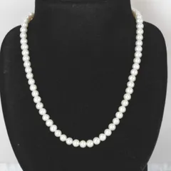 良品『USED』 K18/パール  ネックレス 上品 スタンダードな一本