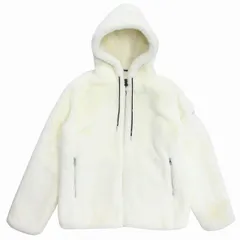極美品 24AW タトラス TATRAS "BOMOS" ボモス ボア ファー ジャケット ブルゾン ジャンパー ジップアップ フード MTAT24A4858-L サイズ02 白 ホワイト メンズのサムネイル