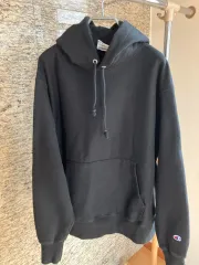 Champion(チャンピオン) リバースウィーブ フード 黒 L