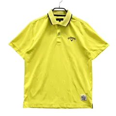 サイズ：L CALLAWAY キャロウェイ  半袖 ポロシャツ ヨット柄 イエロー系 [240101414517] ゴルフウェア メンズ ストスト