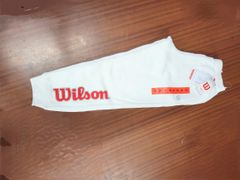 新品未使用品：wilsonスウェットパンツ/白