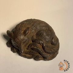 哥窯金糸鉄線神獣熊尊 置物 工芸品 美術品 - メルカリ