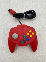 【動作確認済】ニンテンドー６４　ホリパッドミニ　トロピカルレッド　グリーン Yahoo!オークション -「ホリパッドミニ64 レッド」の落札相場