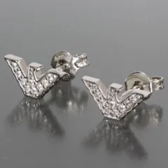 最終値下げ　美品　EMPORIOARMANI　エンポリオアルマーニ　ピアス EMPORIO ARMANI - ARMANI ピアスの通販 by asami's shop