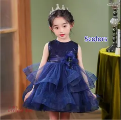 女の子ドレス ノースリーブワンピース ショート丈 司会者ドレス ピアノ 発表会ドレス チュールワンピース ノースリーブパーティードレス 子供ワンピース 子供服  vii3y987809