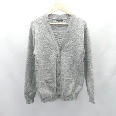 ◇ ⊇ CRAFT STANDARD BOUTIQUE レーヨン混 長袖 ニットカーディガン サイズL グレー レディース E  【1412260027014】