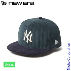 【新品】 ニューエラ  59FIFTY コーデュロイ NY ヤンキース ブルーグリーン ネイビーバイザー 14668154 アウトドア ウェア 帽子 ユニセックス