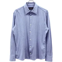 HUGO BOSS ヒューゴ ボス SLIM FIT ストレッチシャツ 10248912 ブルー Mのサムネイル