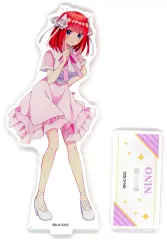【中古】雑貨 中野二乃 アクリルスタンド(ピンク衣装) 「五等分の花嫁*×ローソン」 コラボ店・＠Loppi・HMV＆BOOKS online限定