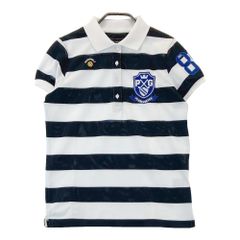 BEAMS GOLF ポロシャツ ネイビー ホワイト ストライプ M - メルカリ