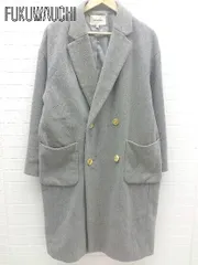 ■ MOUSSY マウジー 長袖 ロング コート 2 グレー *  【1002798779877】