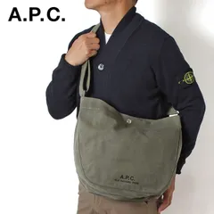 25AWモデル アーペーセー A.P.C. メンズ JOURNAL キャンバス ミディアムバッグ【JAA KAKI】 M61939 PSAJZ JAA/【2025-26AW】m-bag