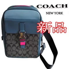 ★COACHコーチショルダーバック　メンズボディバックシグネチャー【新品】