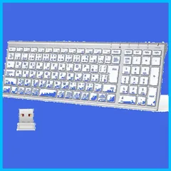JIS基準 USB充電式 日本語配列 薄型 キーボード キーボード テンキー付き コンパクトキーボード 静音 キーボード 2.4G(レシーバー付属) フルキーボード パンタグラフ ワイヤレス アルミ合金製 長時間稼働 無線 テレワークリモート 在宅勤務 パソコ