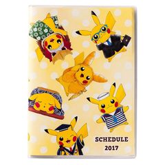 【新品】 ポケモンセンターオリジナル スケジュール帳2017 ピカチュウセレクション 1
