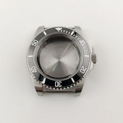 腕時計 ノンデイト ケース ブラック セラミックベゼルインサート 【対応ムーブメント】SEIKO 7S26/7S36/NH35/NH36/4R36 セイコー