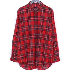 JUNYA WATANABE COMME DES GARCONS tartan plaid shirt Sサイズ レッド JK-B016のサムネイル
