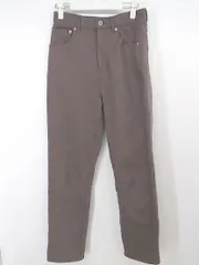 ◇ green label relaxing グリーンレーベルリラクシング UNITED ARROWS 裏起毛 パンツ ブラウン系 レディース P  【中古】 【1209230009633】