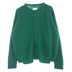 ssstein シュタイン ST.445 KID MOHAIR CARDIGAN キッドモヘア カーディガン グリーン系 L【中古】のサムネイル