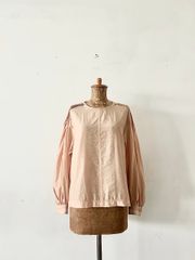美品 イエナ キュプラ シルク タックショルダー ボリュームブラウス 